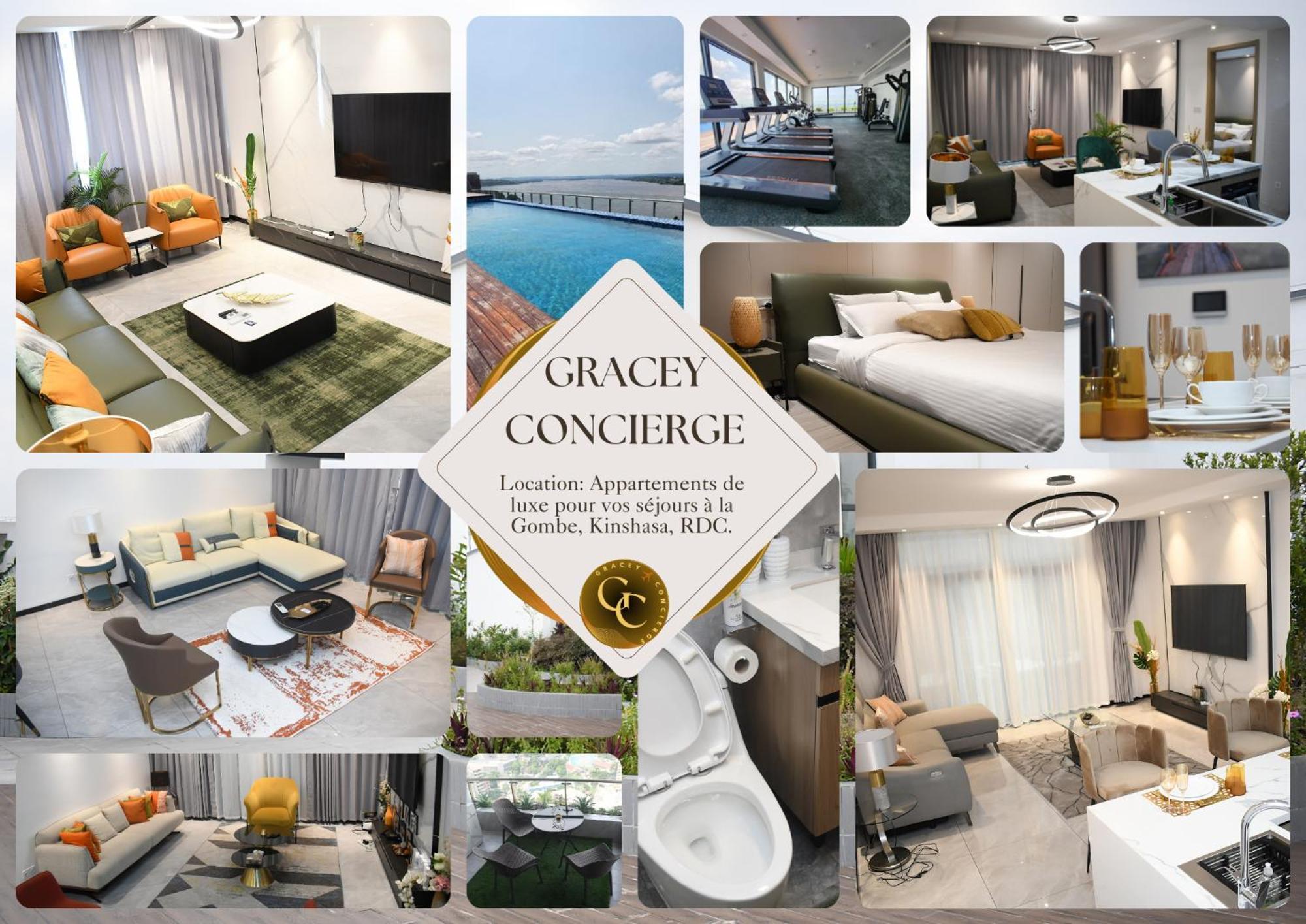 Gracey Concierge Apartments - Avenue Uvira Kinshasa Exteriér fotografie